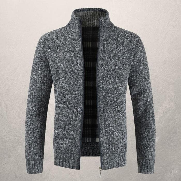 Antoine Cardigan Homme en Tricot Classique | Élégance et Confort avec Fermeture Éclair