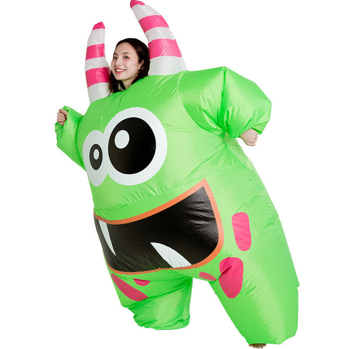 Alien gonflable avec UFO pour enfants – costume Halloween original et amusant