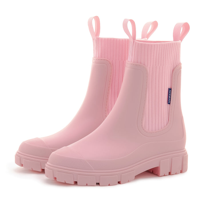 Botas de lluvia para mujer Urban Storm | impermeables, cómodas con suela compensada