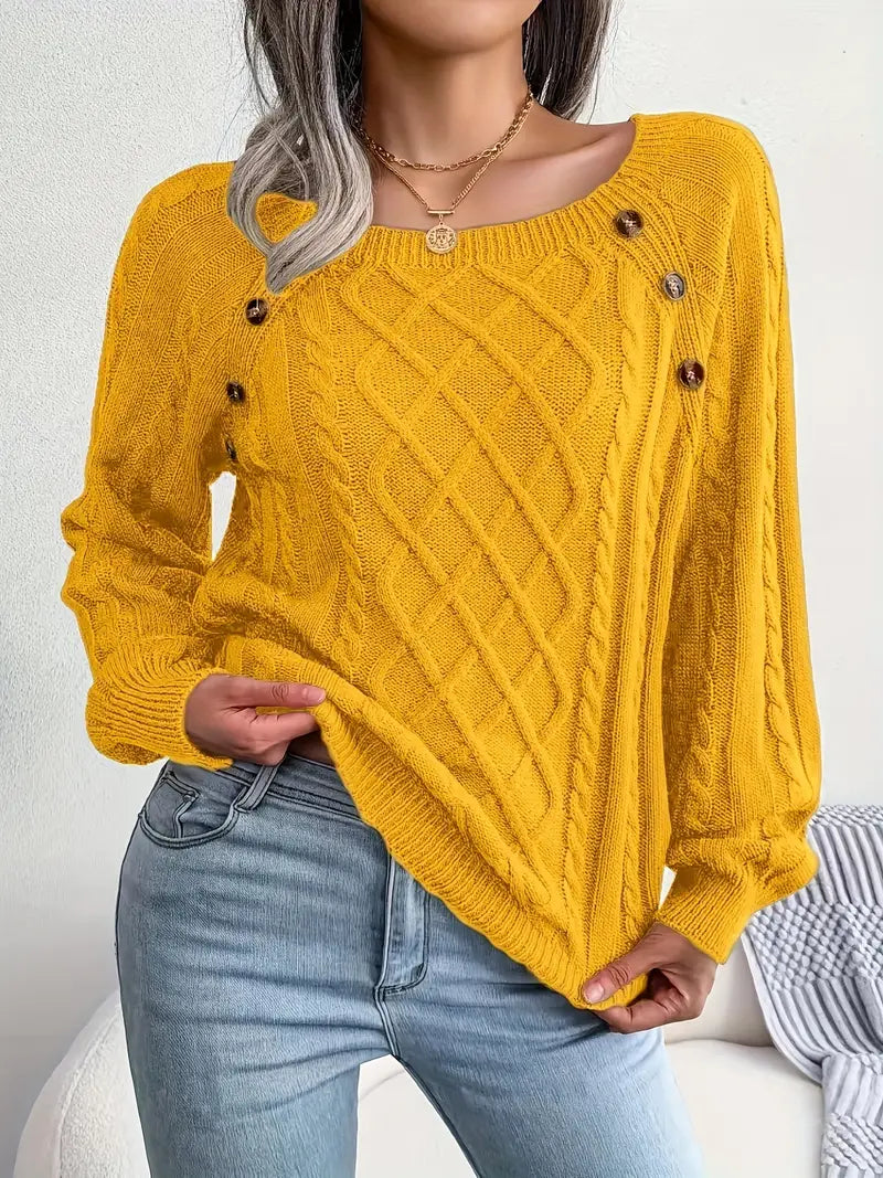 Aldara | Pull élégant pour femme, Polyvalent et confortable, Design raffiné pour une élégance au quotidien