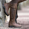 Botas de equitación de invierno impermeables para mujer