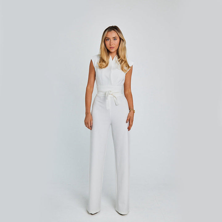 Seren Jumpsuit Femme | Elégant maillot une pièce sans manches à la jambe large & au design minimaliste