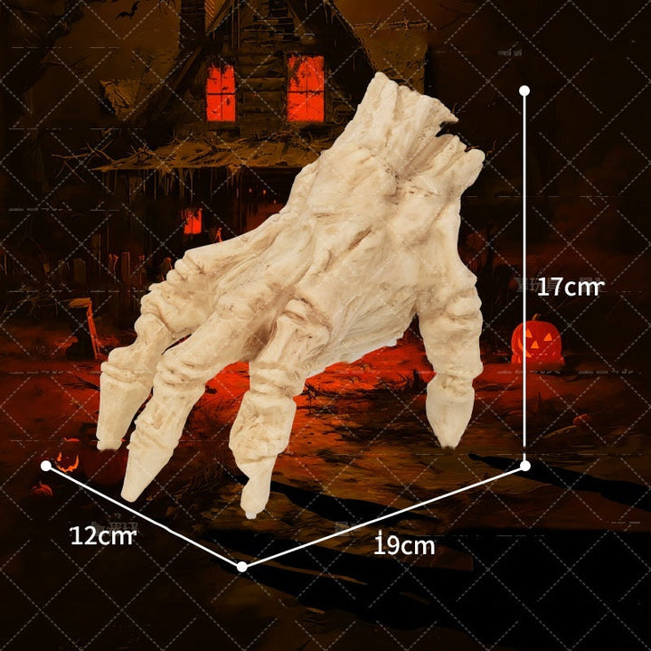 FrightMotion Main de Zombie Animée – Décoration Halloween Lumineuse et Réactive aux Sons