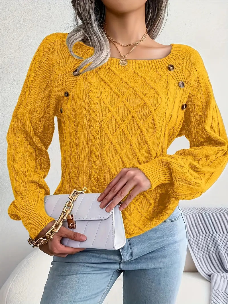 Aldara | Pull élégant pour femme, Polyvalent et confortable, Design raffiné pour une élégance au quotidien