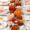 PumpkinPatch | 12 piezas de calabazas artificiales de terciopelo - decoración otoñal de espuma y decoración de mesa para Halloween
