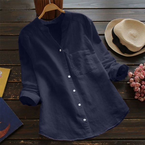Camisa de lino Adina para mujer | Estilo atemporal para todas las estaciones