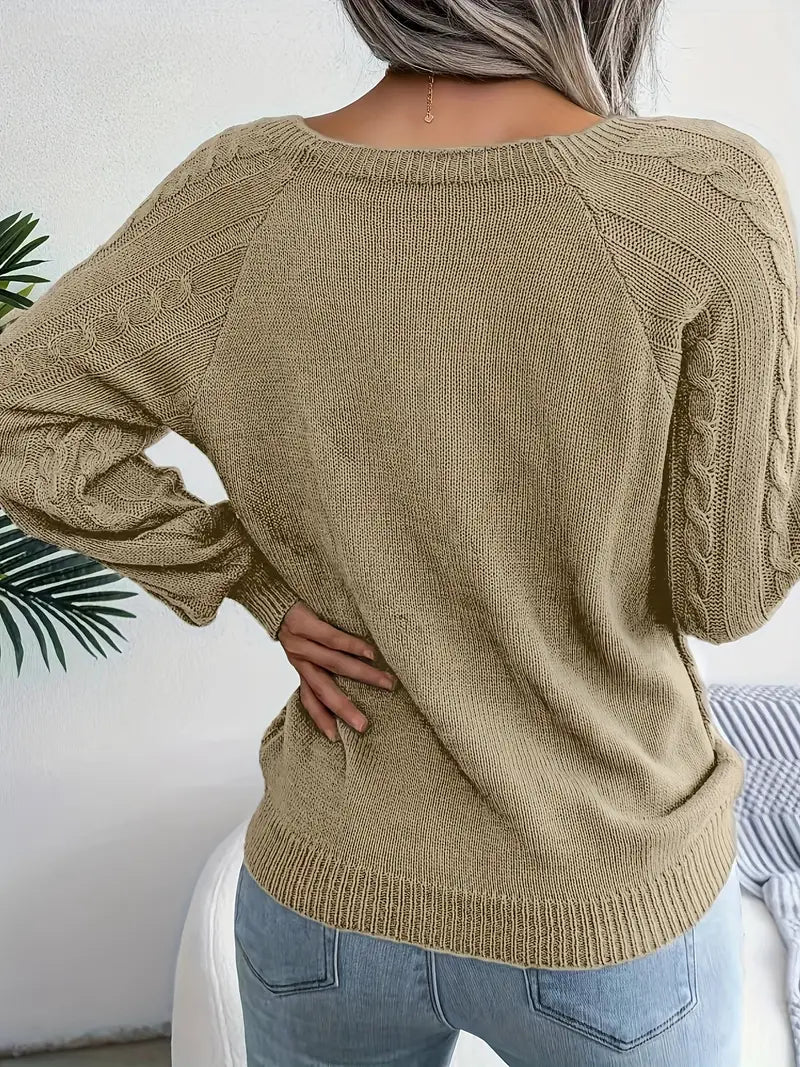 Aldara | Pull élégant pour femme, Polyvalent et confortable, Design raffiné pour une élégance au quotidien