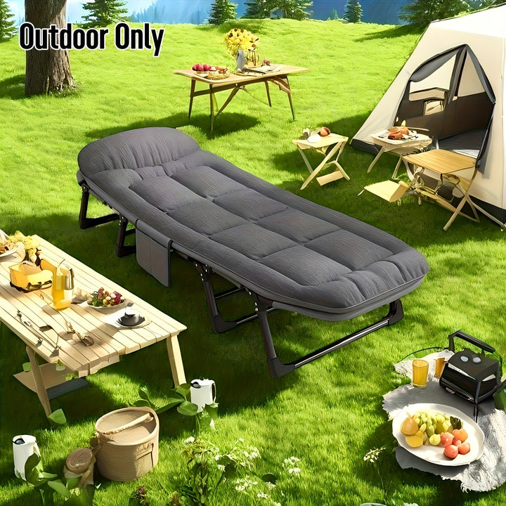 Lit de Camping Pliant | Couchage Portable pour Aventures en Plein Air