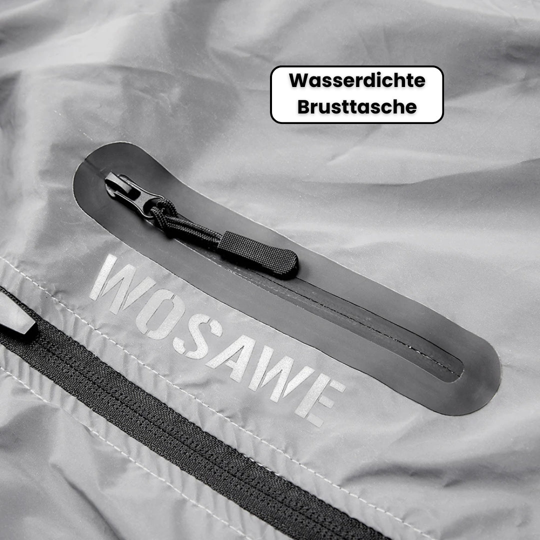 Giacca antipioggia riflettente unisex Carl | Visibilità a 360° e impermeabile | Sicura in tutte le condizioni atmosferiche