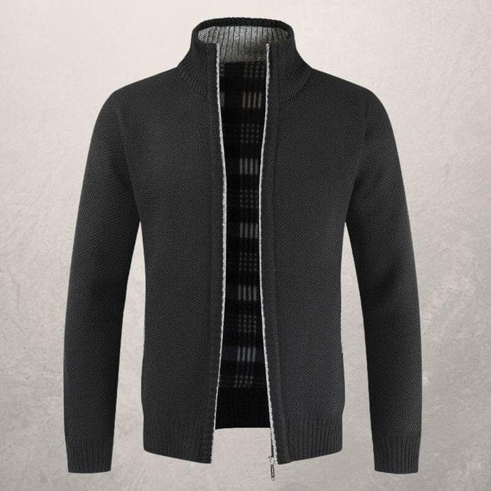 Antoine Cardigan Homme en Tricot Classique | Élégance et Confort avec Fermeture Éclair