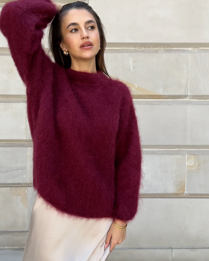 Alice Pull Mohair Douillet pour Femme | Doux & Élégant
