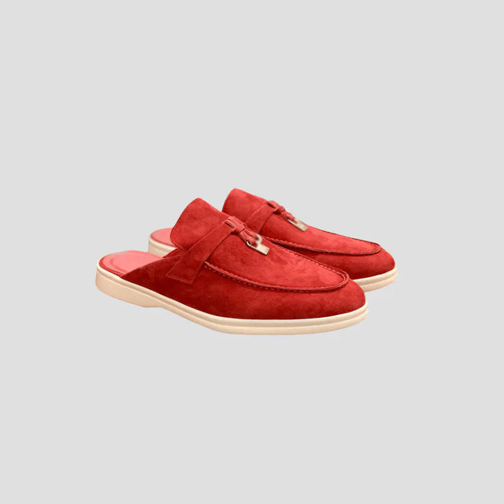 Albertina Mules en Suède pour Femme | Design Élégant & Chic Décontracté