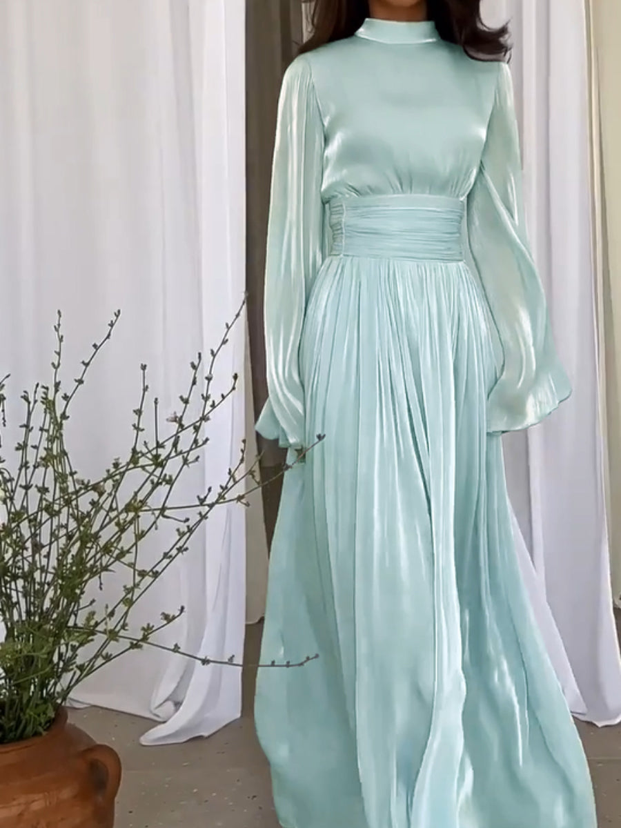 Pernille | Elegant Maxi Abaya Jurk met Strikceintuur