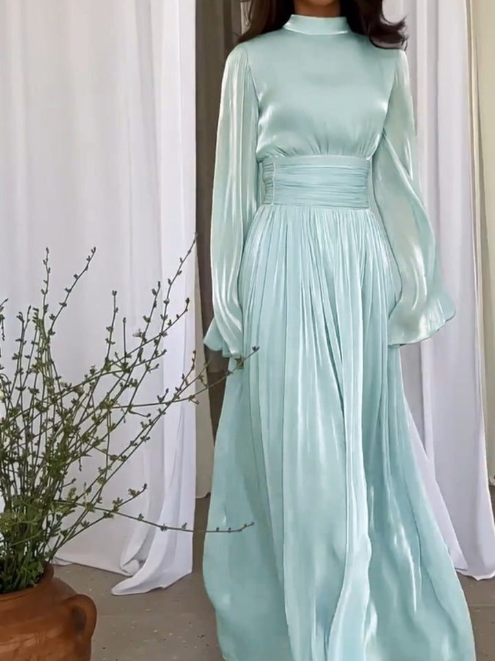 Pernille | Elegant Maxi Abaya Jurk met Strikceintuur