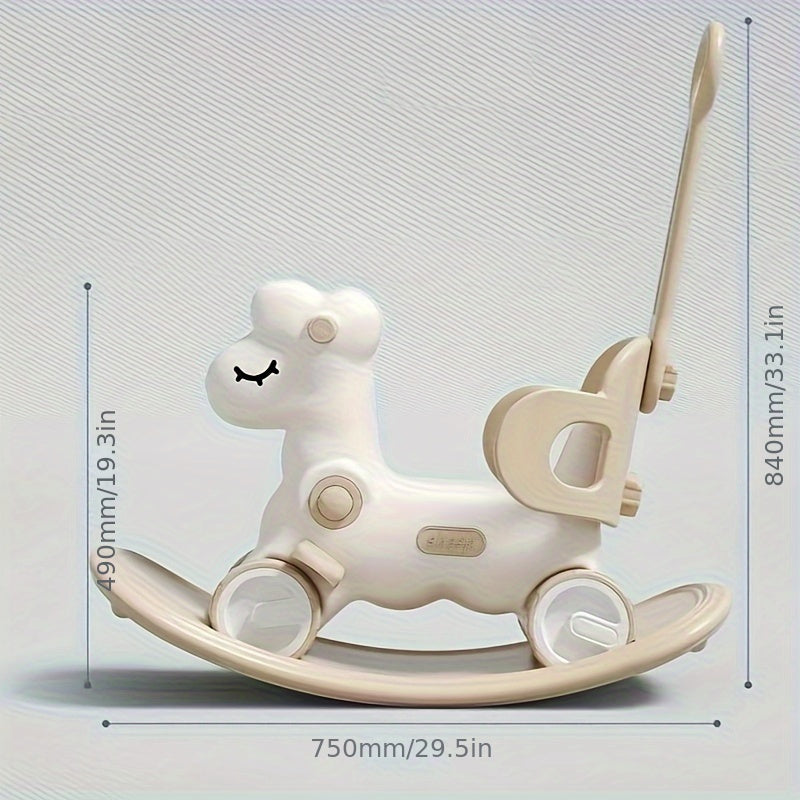 WobbiRider Jouet Enfant 2-en-1 | Cheval à Bascule et Roue d’Exercice