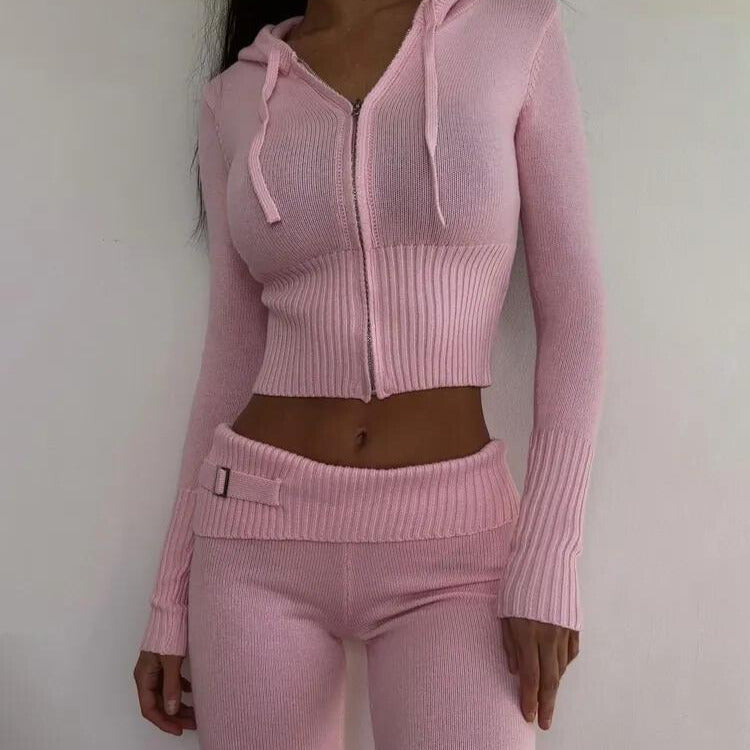 Thibaulten | Elegante conjunto de punto para mujer: comodidad y estilo