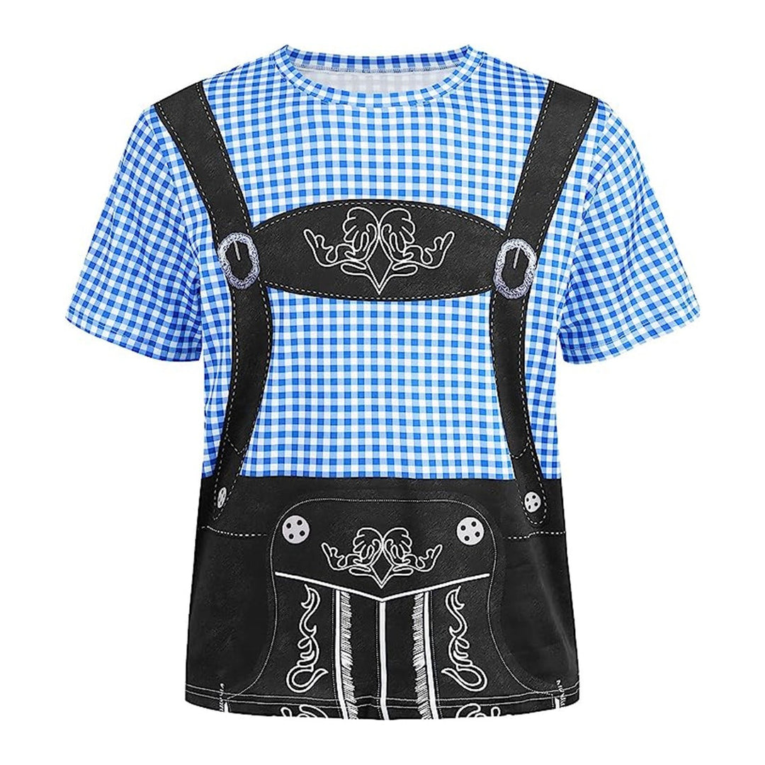 Wiesngaudi T-Shirt Unisexe – Design Lederhosen Photo-Réaliste, Fêtes & Oktoberfest