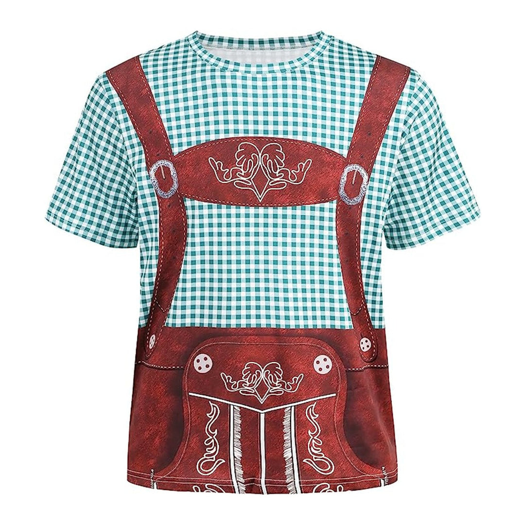 Wiesngaudi T-Shirt Unisexe – Design Lederhosen Photo-Réaliste, Fêtes & Oktoberfest