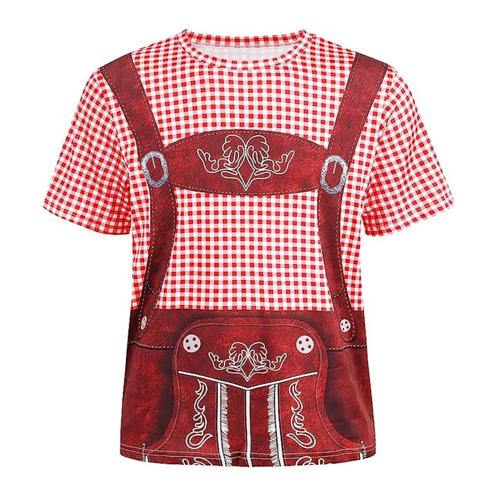 Wiesngaudi T-Shirt Unisexe – Design Lederhosen Photo-Réaliste, Fêtes & Oktoberfest