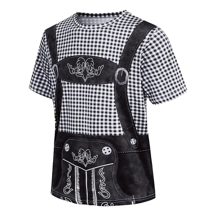 Wiesngaudi T-Shirt Unisexe – Design Lederhosen Photo-Réaliste, Fêtes & Oktoberfest