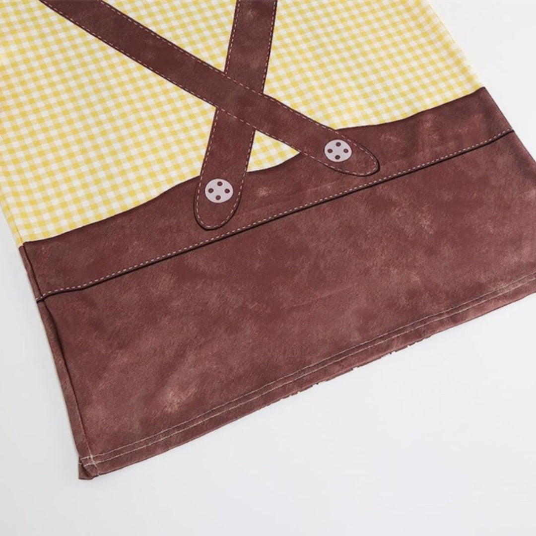 Wiesngaudi T-Shirt Unisexe – Design Lederhosen Photo-Réaliste, Fêtes & Oktoberfest