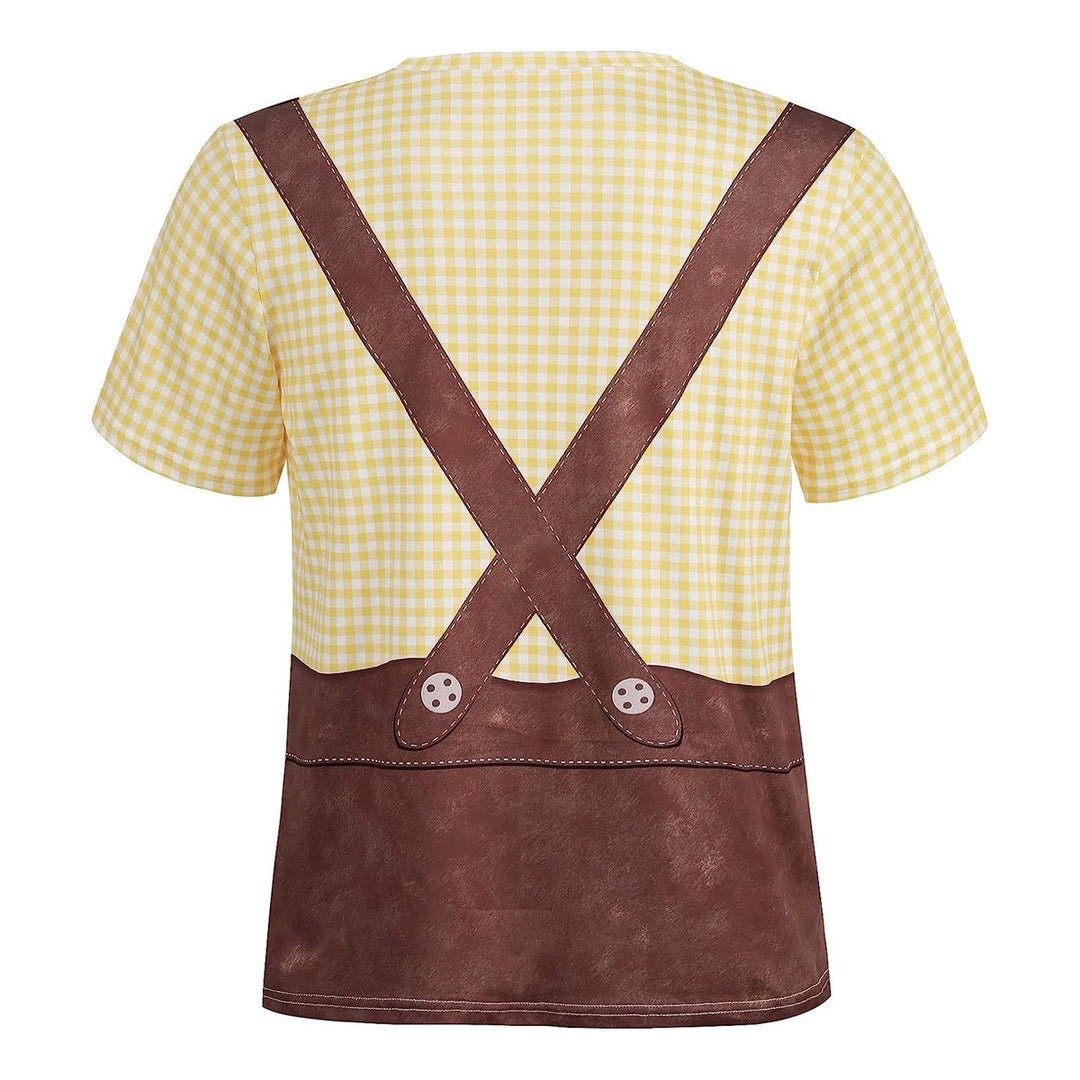 Wiesngaudi T-Shirt Unisexe – Design Lederhosen Photo-Réaliste, Fêtes & Oktoberfest
