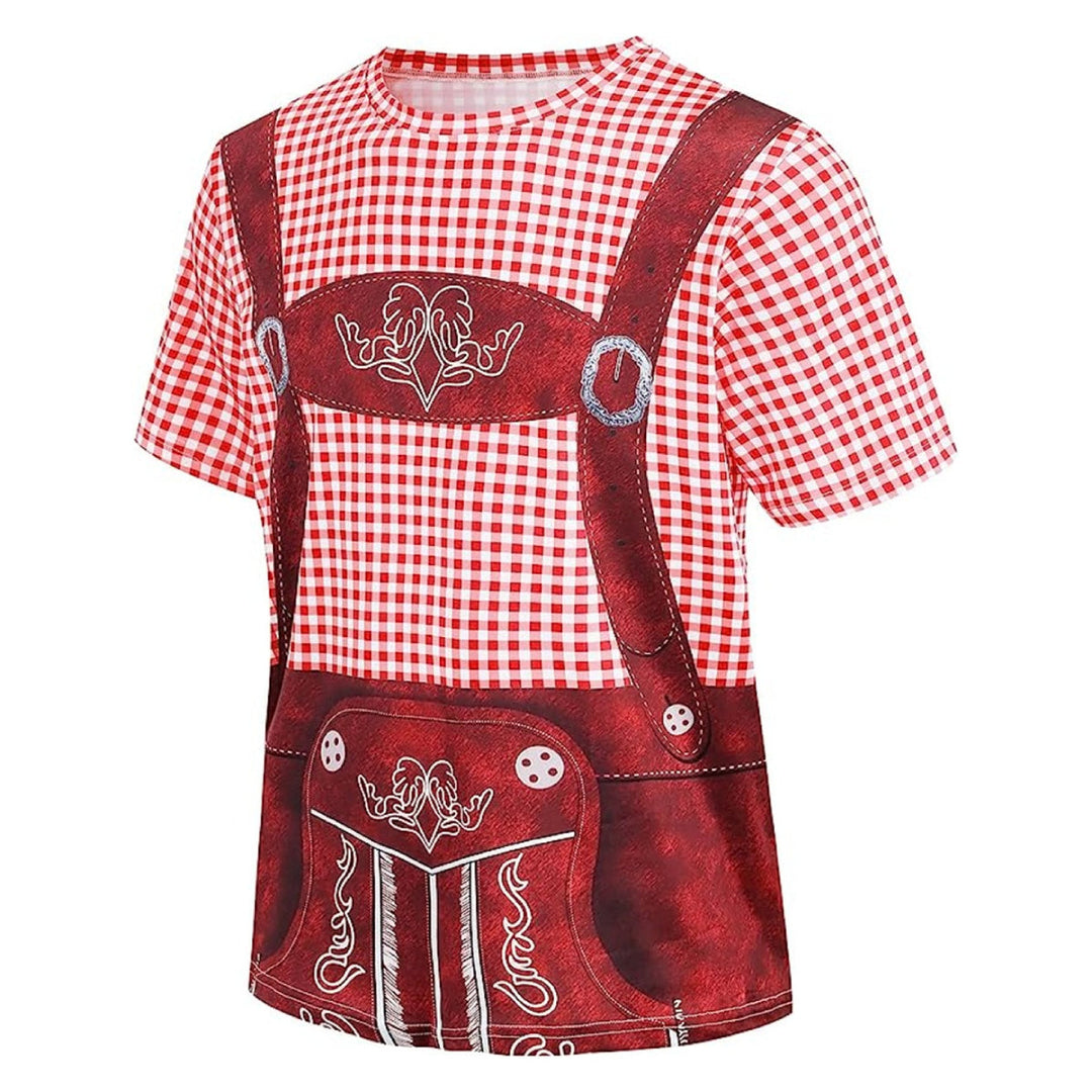 Wiesngaudi T-Shirt Unisexe – Design Lederhosen Photo-Réaliste, Fêtes & Oktoberfest