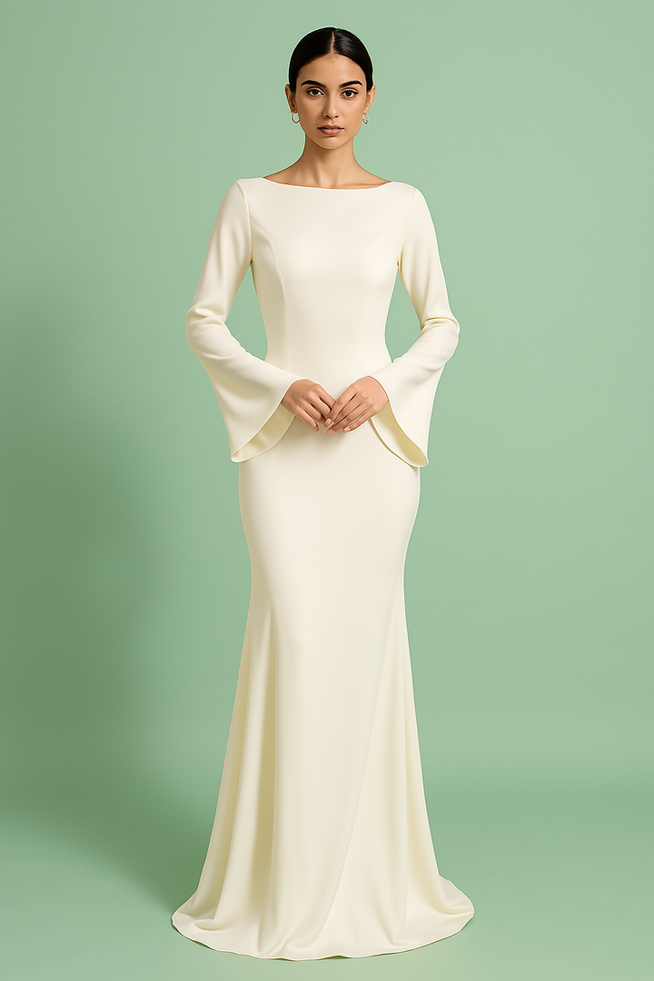 Catalina Robe maxi avec coupe étroite | Minimaliste, élégante & respirante pour les soirées