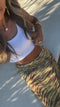 Gonna lunga Marina - stampa Limone