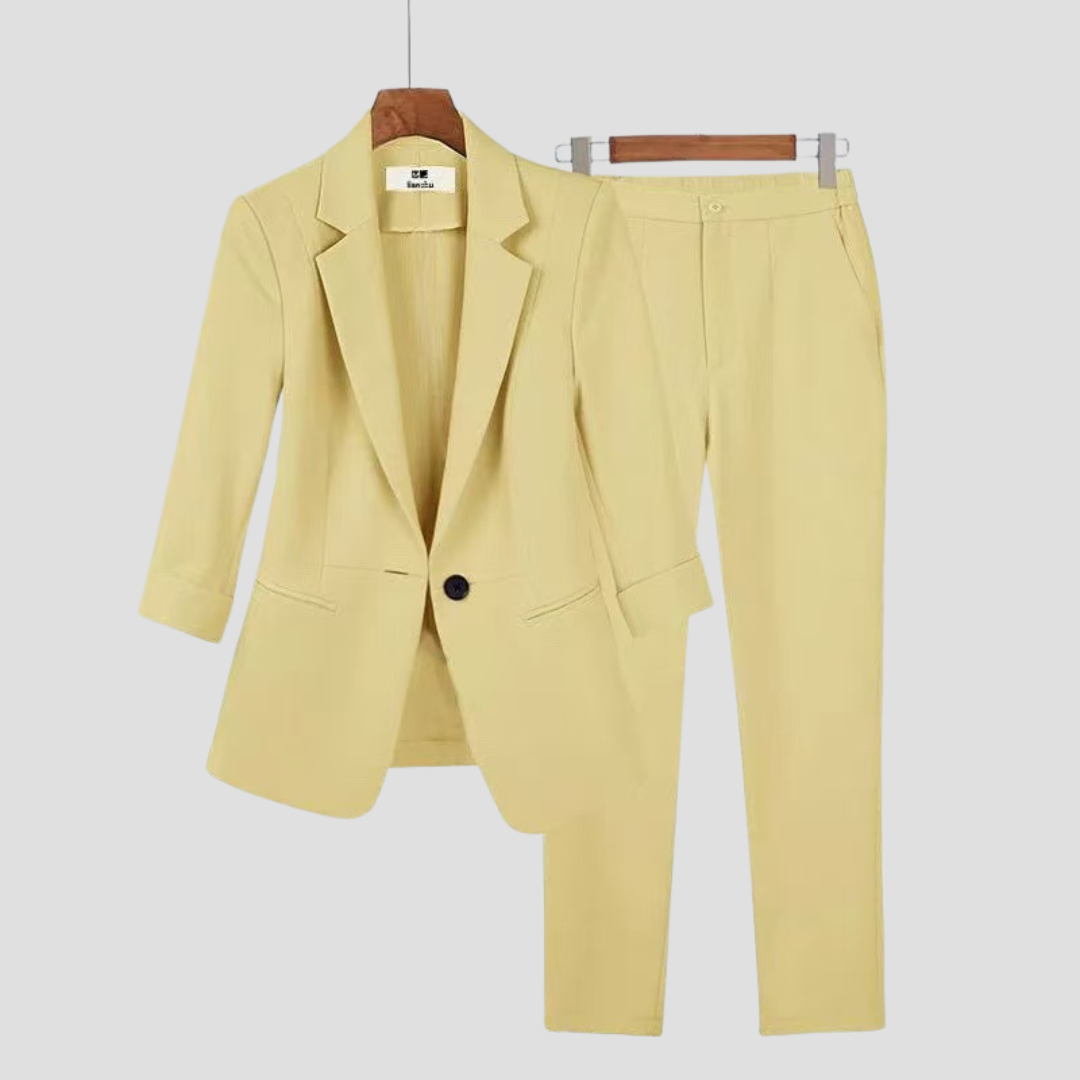 Odette | Ensemble Élégant Deux Pièces | Structure Chic & Confort Quotidien