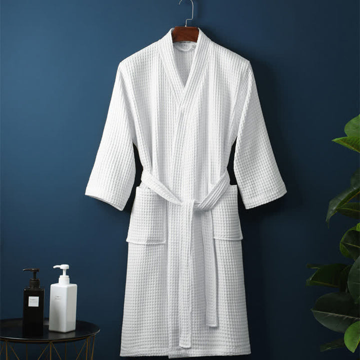 Peignoir Léger et Respirant | Séchage Rapide, Avec Ceinture, Pour Maison & Spa