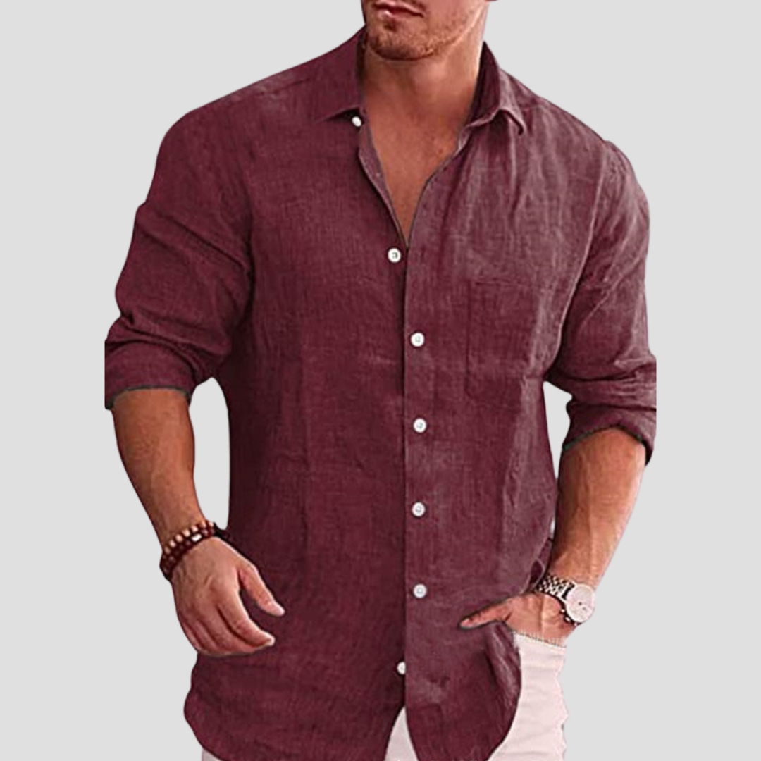 Orphée | Chemise Respirante Lin-Coton