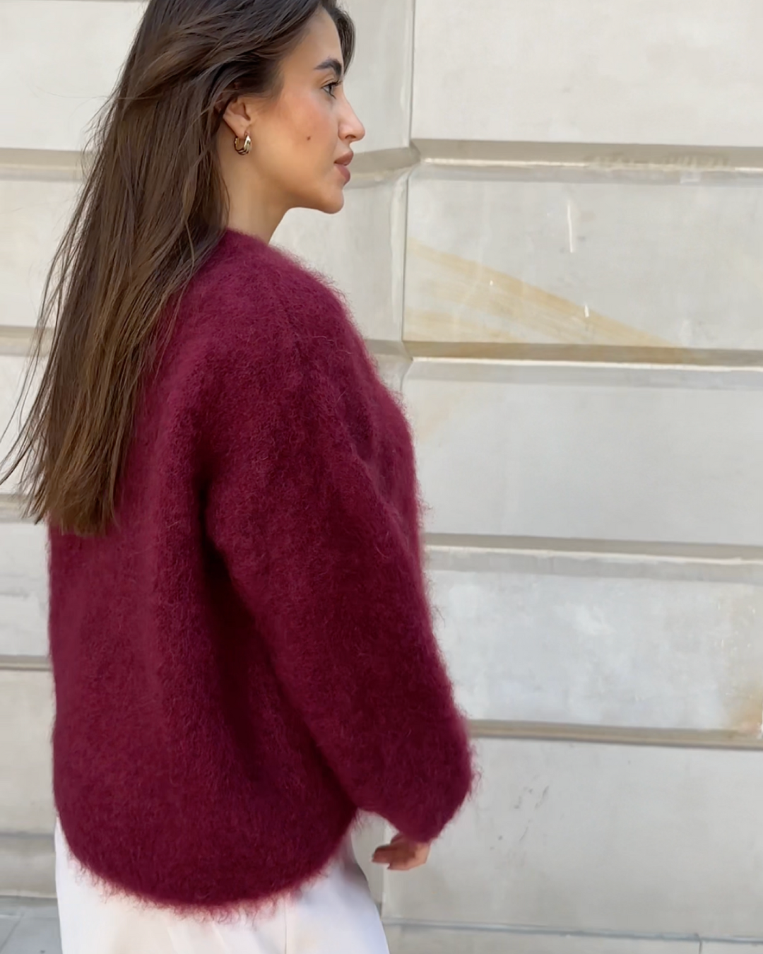 Alice Pull Mohair Douillet pour Femme | Doux & Élégant