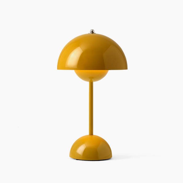 Lampada da tavolo a LED senza fili AuroraGlo | Design anni '60 con dimmer regolabile
