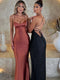 Robe élégante en satin avec bretelles spaghetti | Automne | Sensuel et glamour