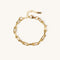 Isla | Pulsera de cadena chapada en oro impermeable - Ajustable