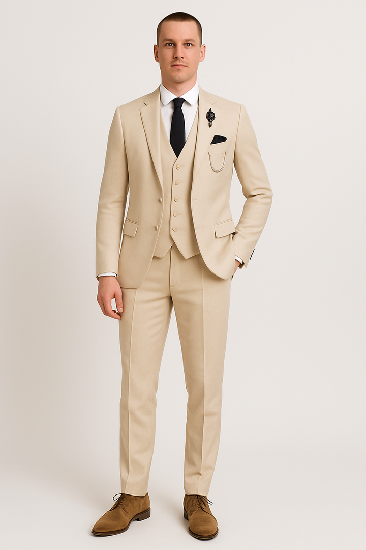 Winston's Finest: sofisticado traje de tres piezas para hombre