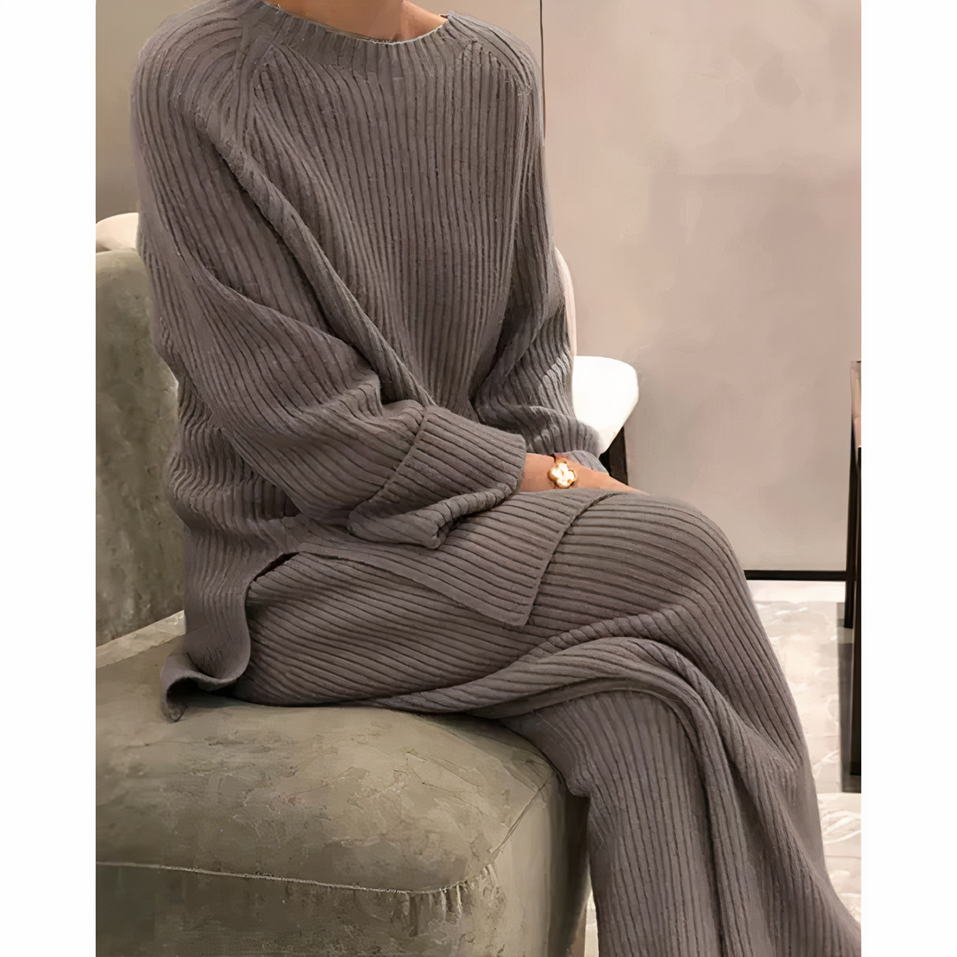 Conjunto informal de punto Samantha | Comodidad y elegancia para el día a día