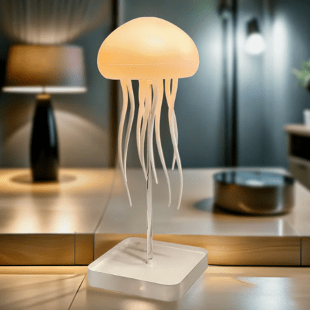 Lampe AquaFlow Méduses LED | Effet Sous-Marin Relaxant & Rechargeable USB-C