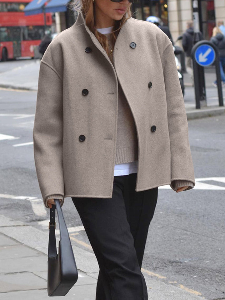 Gina Manteau Oversize en Laine | Streetwear Tendance et Confortable