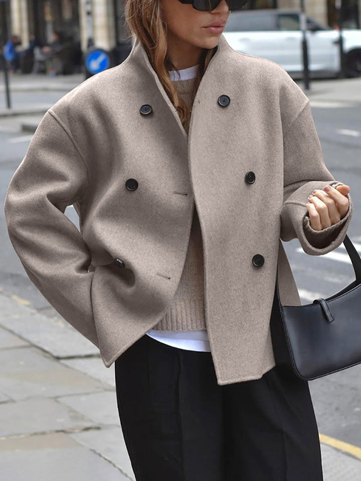 Gina Manteau Oversize en Laine | Streetwear Tendance et Confortable