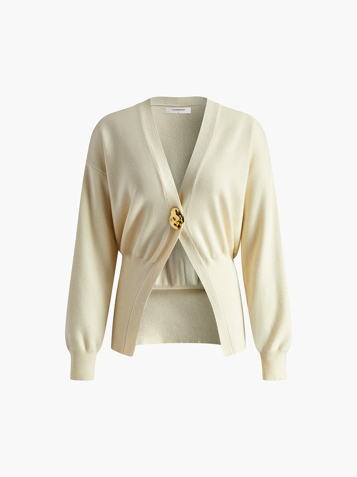 Raina Cardigan à boutons dorés | Design élégant & Confort optimal