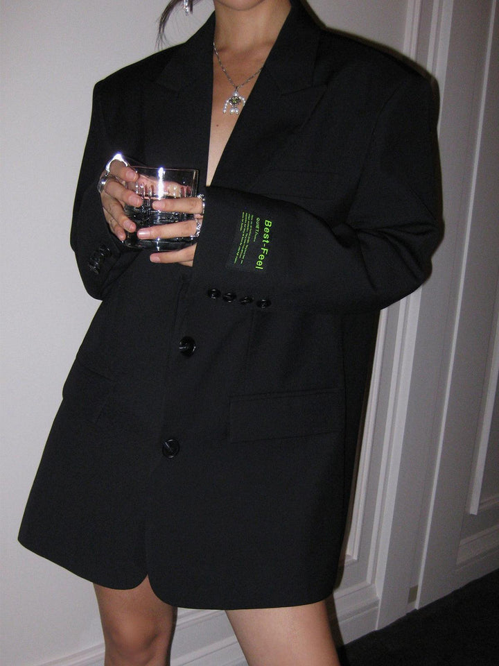 Blazer Lorène pour femme | Oversized & Elegant avec revers classique pour toutes les occasions