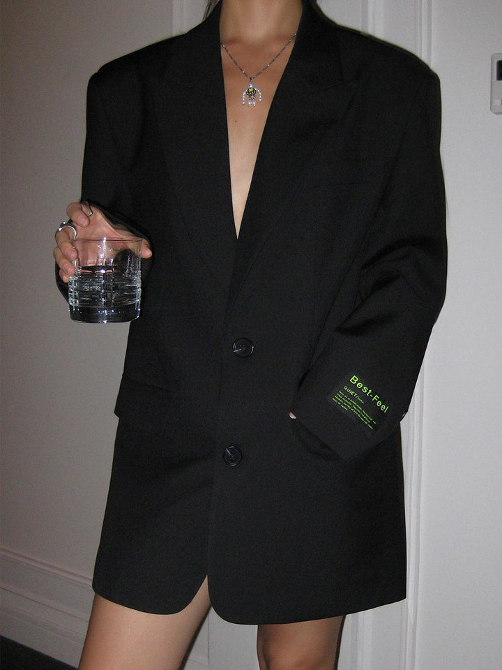 Blazer Lorène pour femme | Oversized & Elegant avec revers classique pour toutes les occasions