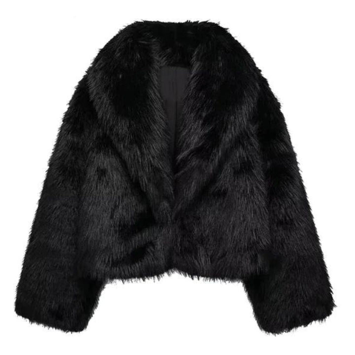 Gianna Manteau en Fausse Fourrure Éco | Design Italien Durable et Luxueux