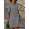 Vestito autunnale stampato per donna | Mini