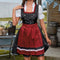 Vestido Dirndl bávaro | Corte clássico com avental | Oktoberfest