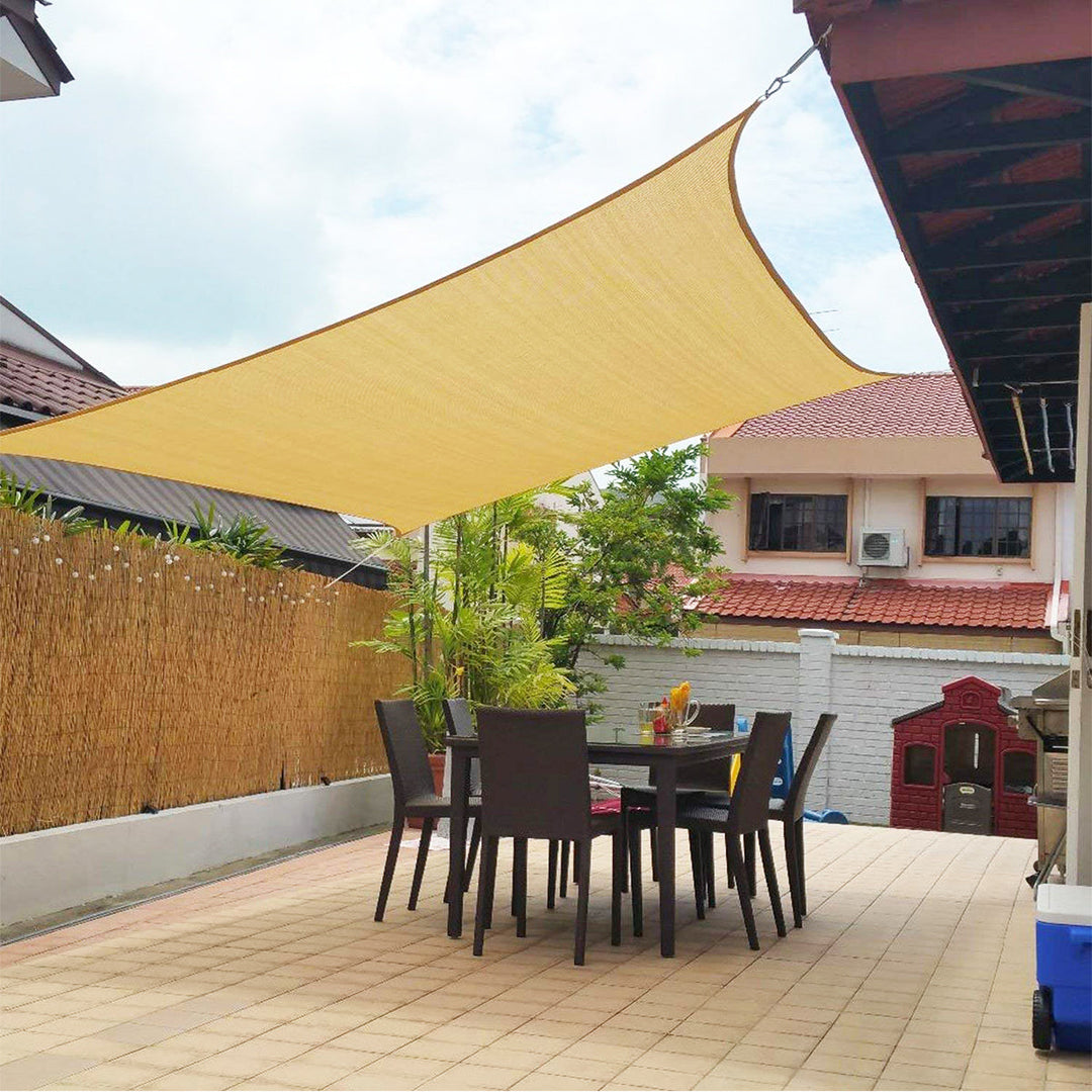 Tela de sombra de luxo Vardi | Proteção UV 90% hidrófuga para terraço, jardim e varanda