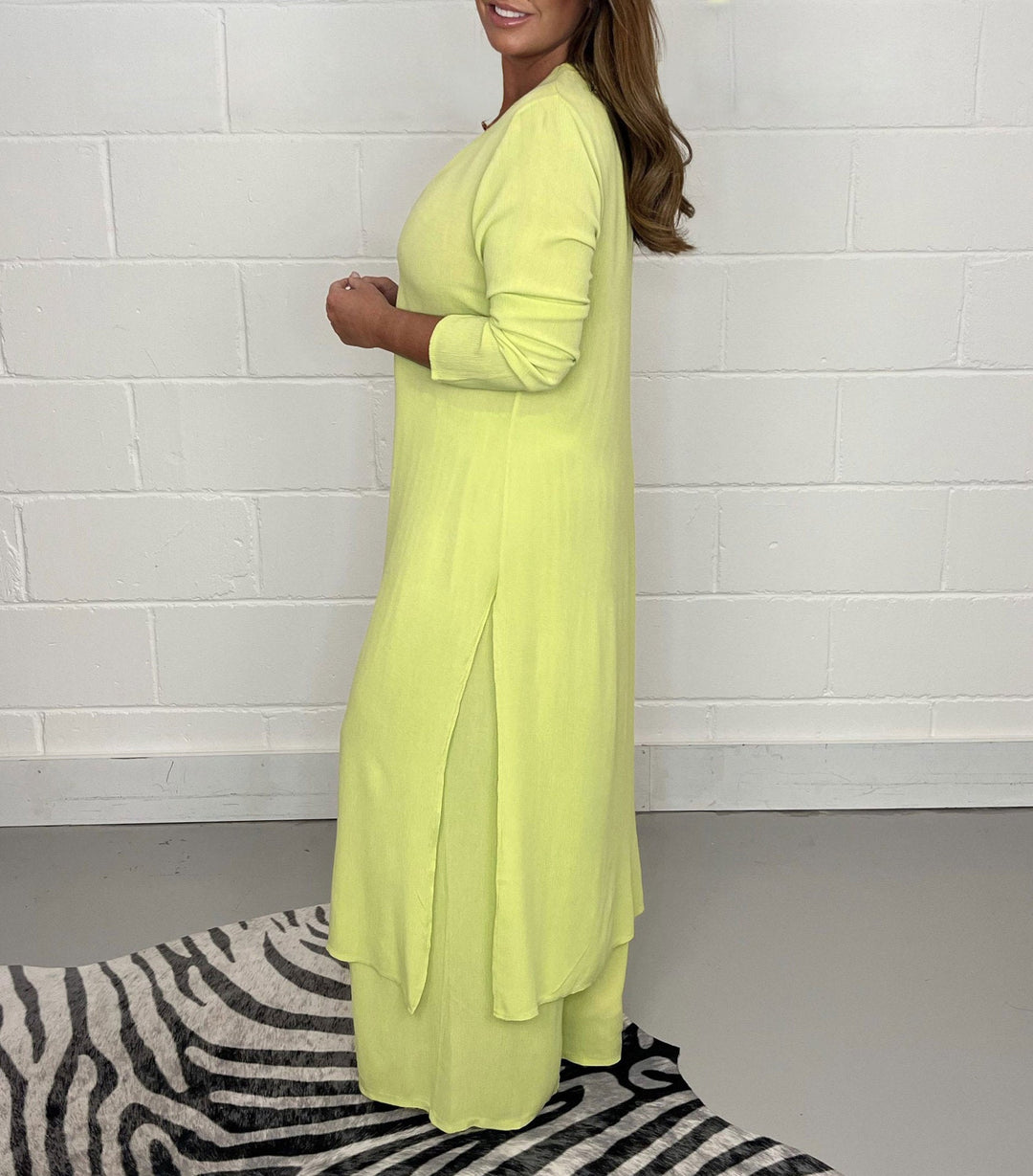 Elena Ensemble deux pièces pour femme avec robe & pantalon | Aéré, élégant & idéal pour le printemps/été