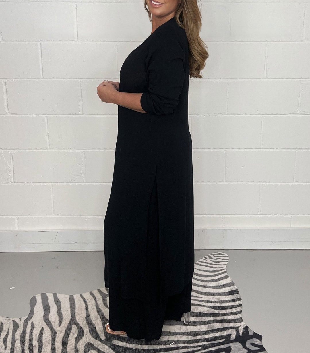 Elena Ensemble deux pièces pour femme avec robe & pantalon | Aéré, élégant & idéal pour le printemps/été